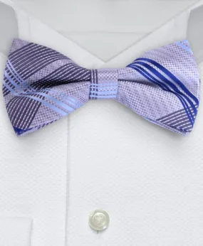 Blue Plaid Bowtie