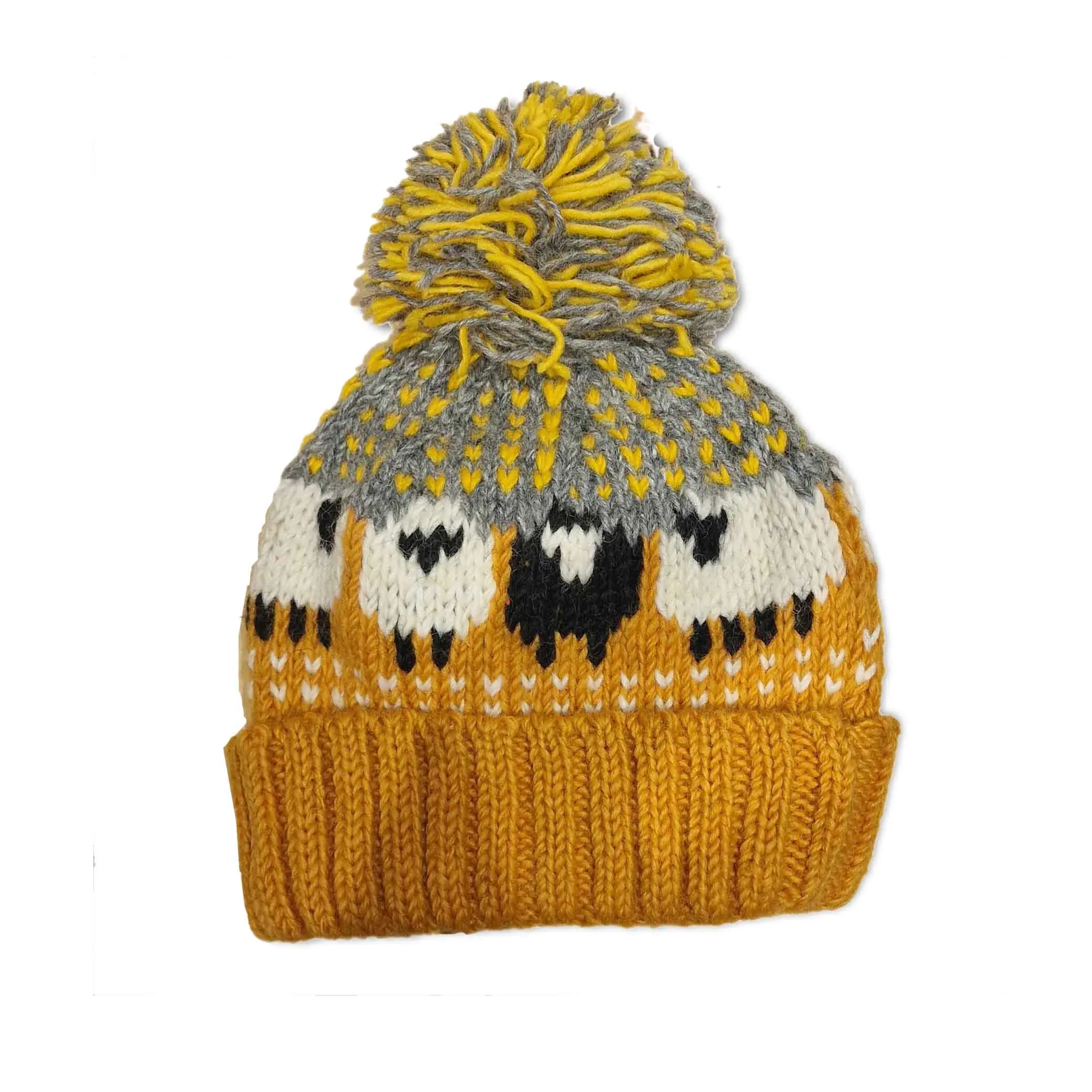 Chunky Sheep Fairtrade Bobble Hat