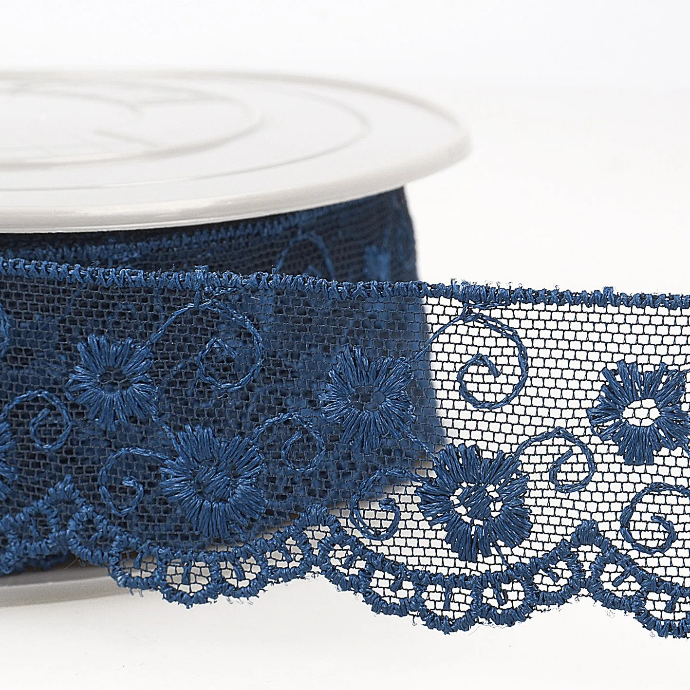 Embroidered Tulle Trim 1 meter