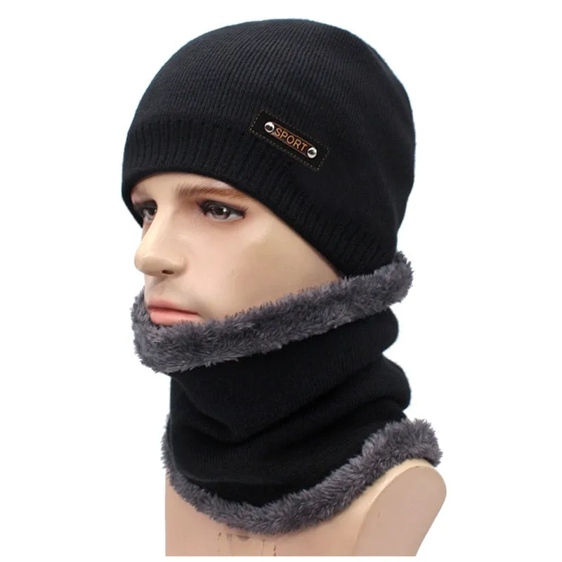 Fashion Skullies Beanies Men Winter Hats For Men Beanie Hat Cap Beany Winter Knitted Hat Scarf Homme Gorro Women Bonnet New Caps