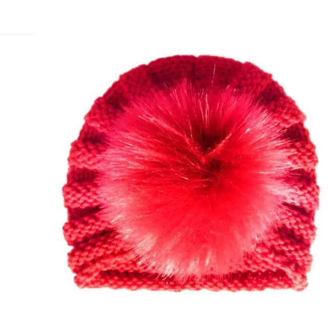 FREE   Shipping Unisex Adorable Knitted Baby Hats