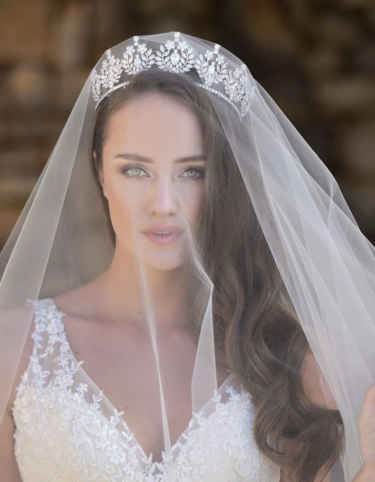 GRANDE AMBRELL Extra Long Ultra Royal Cathedral Drop Veil