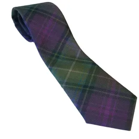 Kinloch Anderson Heather Slim Wool Tartan Tie