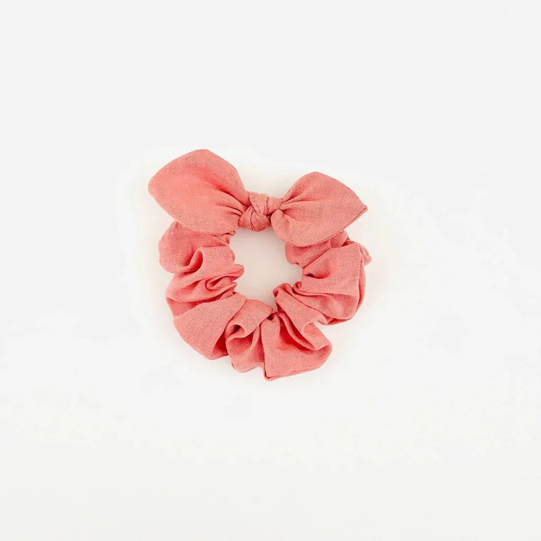 MINI Bow Scrunchie - Peachy