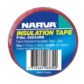 Narva 19mm Flame Retardant Insulation Tape (Red) - 56830Rd