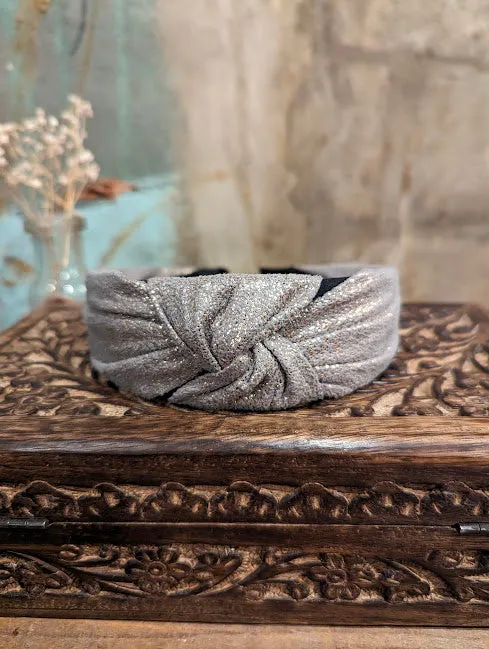 Nuance Metallic Knot Headband