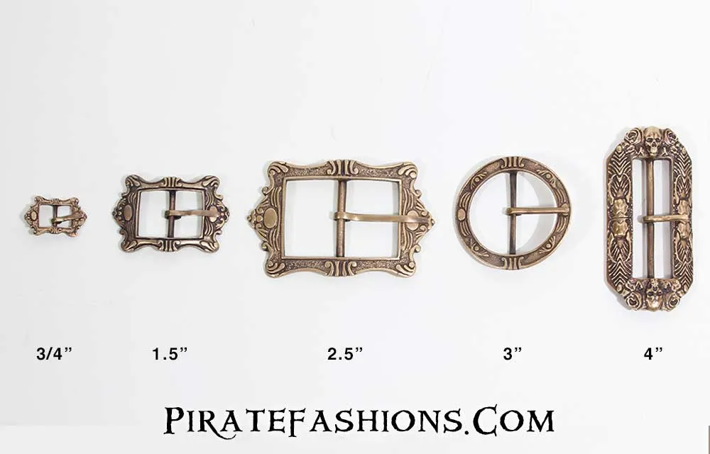 Period Pirate Buckles