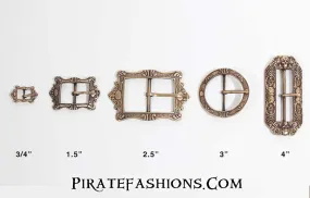 Period Pirate Buckles