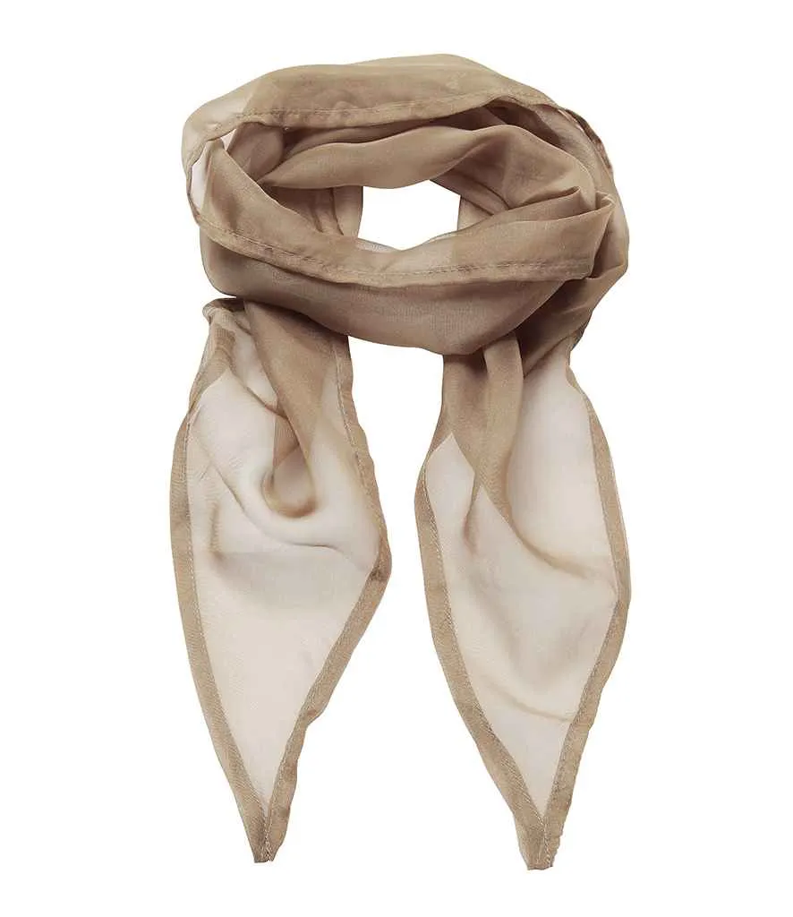 Premier 'Colours' Chiffon Scarf | Khaki