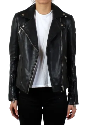 Rebel Leather Biker Jacket