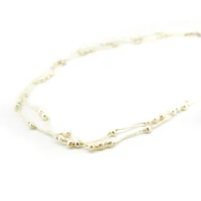 Summer Sun Pearl Necklace Sand