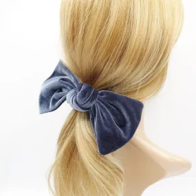 velvet bow knot scrunchies standard version stylish hair tie trendy women hair accessory