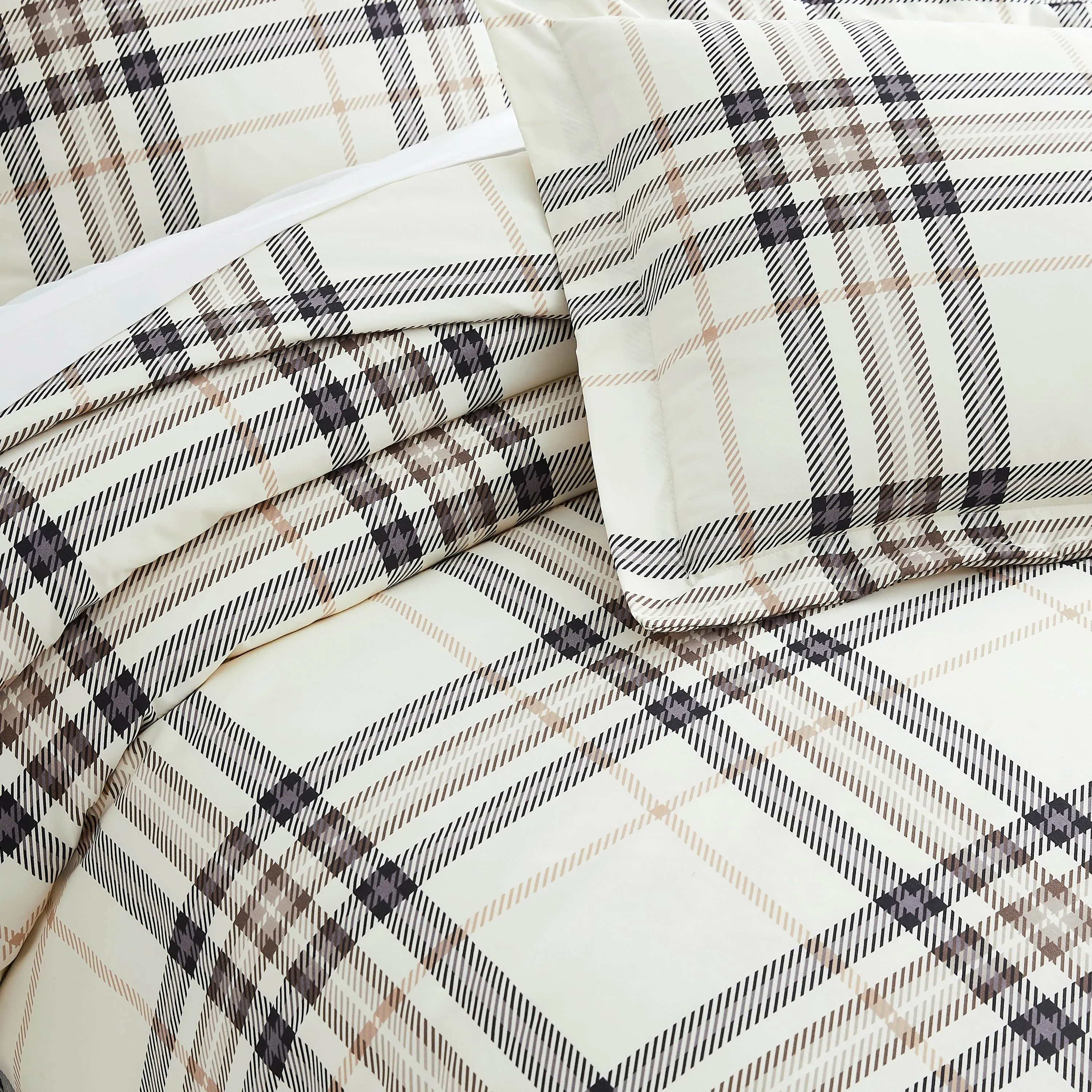 Vilano Plaid Duvet Cover Set