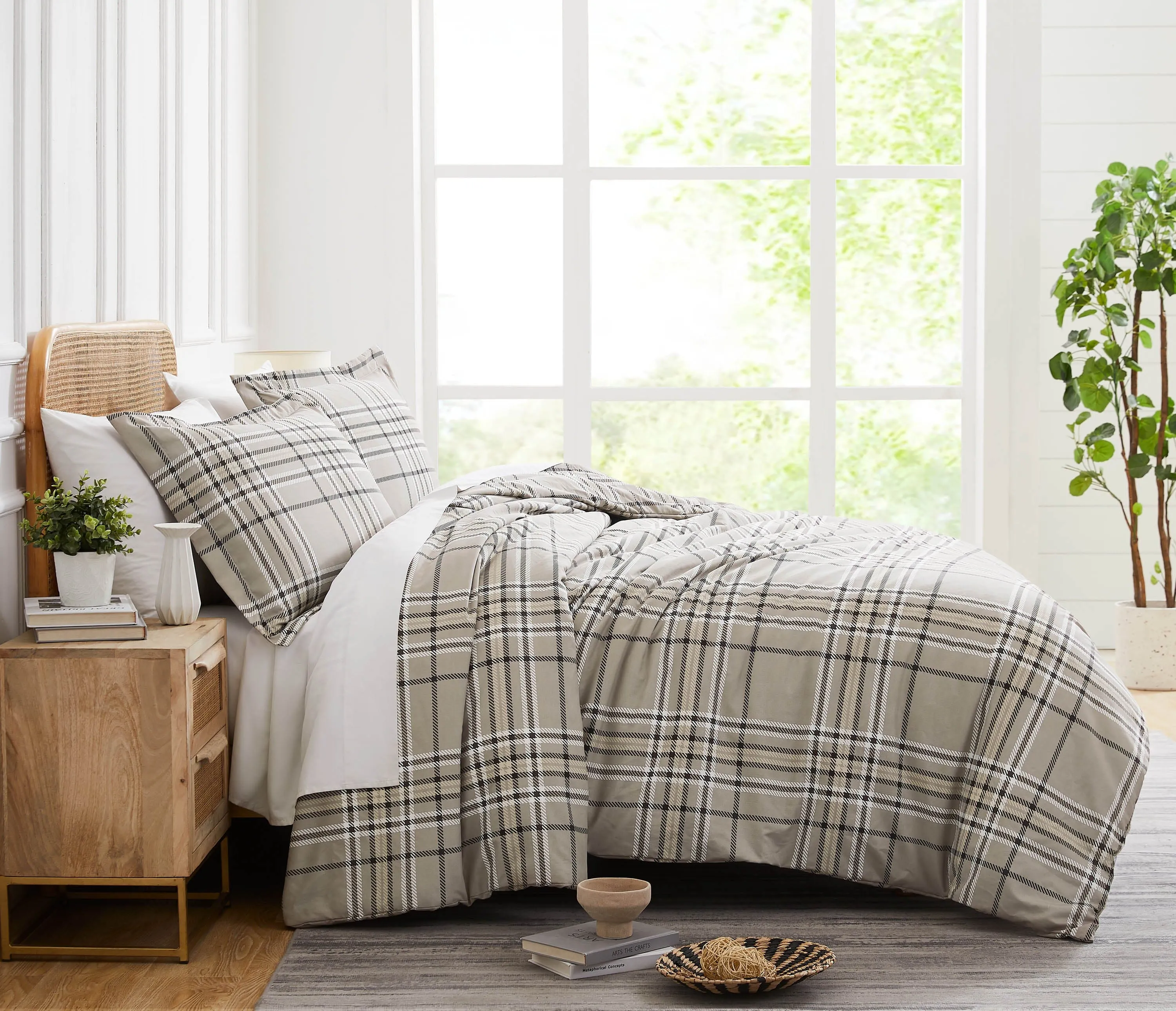 Vilano Plaid Duvet Cover Set