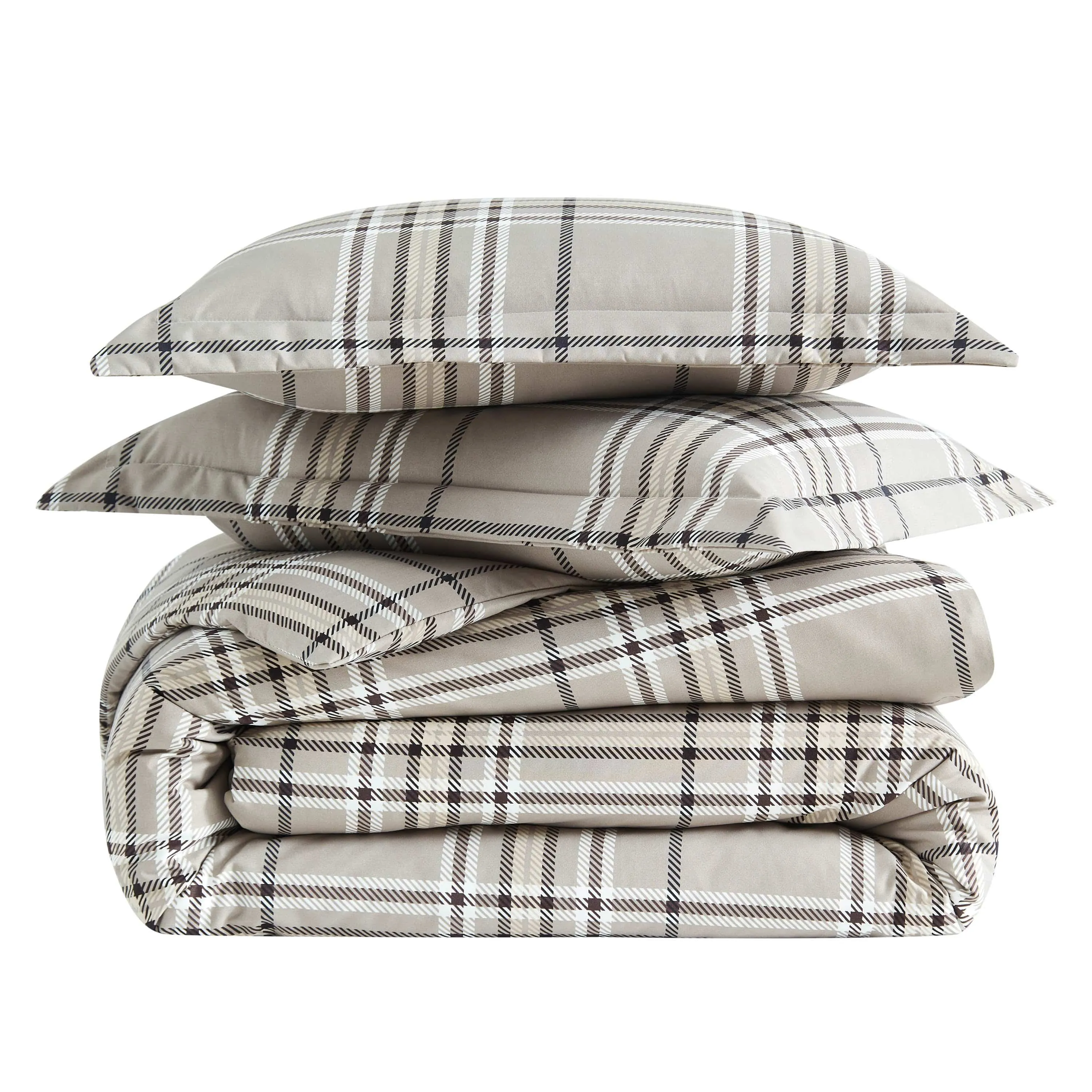 Vilano Plaid Duvet Cover Set